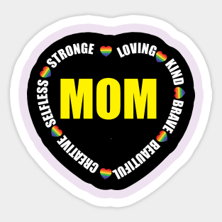 Mothers Day Gift Shirt for Mom on Mother and Day Mother Birthday  event Celebration Sticker